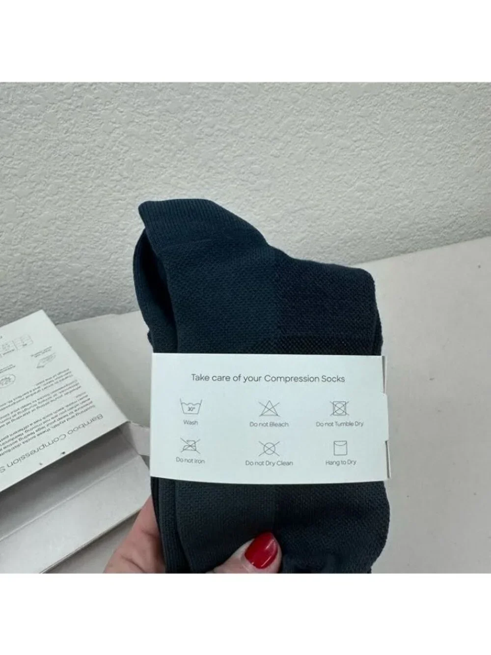 Ostrichpillow Bamboo Compression Socks Night Walk Soft Comfort Women Medium NEW